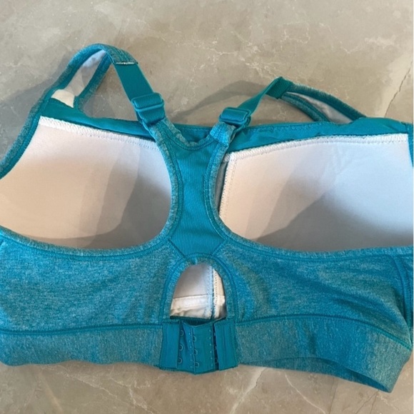 C9 Champion Sports Bra Size See Photos Turquoise Racerback Adjustable Straps - Picture 6 of 7